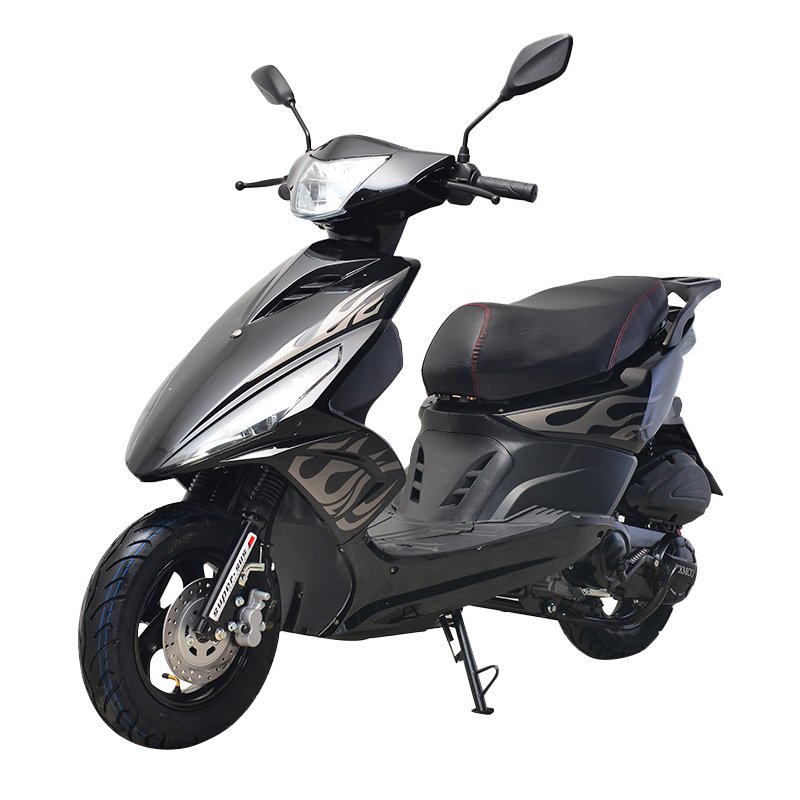 80 Kmph Single Cylinder Motorcycles Adult Gas Scooters 125cc Gasoline